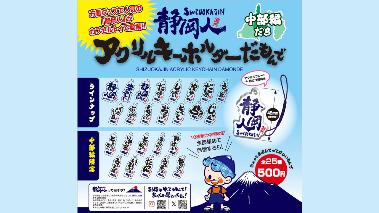 Third Planet 獨家靜岡方言鑰匙圈現已上市！